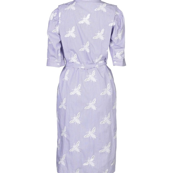 Elegant Purple Sandro Shirt Dress - Picture 2 of 2